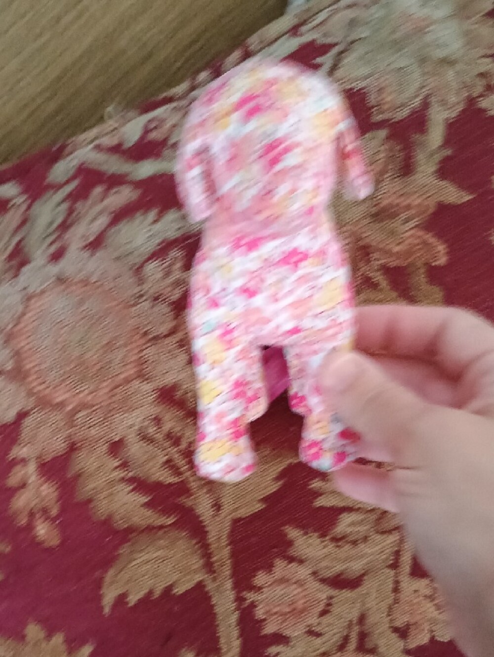 PINK Victoria's Secret Floral 'DREAM' Dog Accent in Pink - Picture 4 of 4